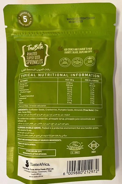 TruBite Salad Sprinkles Roasted Super Seeds 100gm