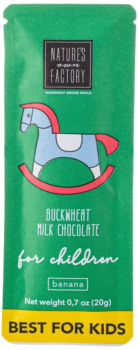 20g Nature's Own Factory Buckwheat Milk Chocolate With Banana