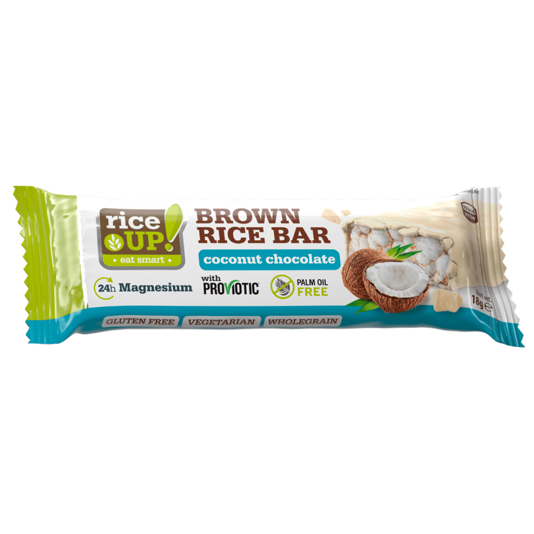 18gm Rice Up Coconut Chocolate Bar, Gluten-free & Vegetarian