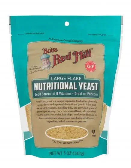 142gm Bob's Red Mill Large Flake Nutritional Yeast T6635, Gluten Free