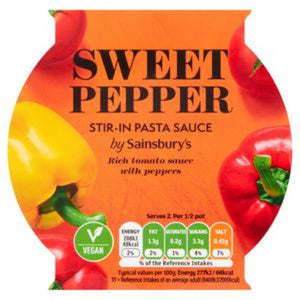 Sainsbury’s Sweet Pepper Stir-In Pasta Sauce, 150g