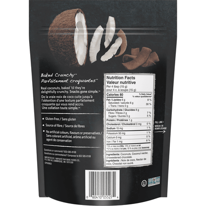 Bare Baked Crunchy Chocolate Coconut Chips 79gm