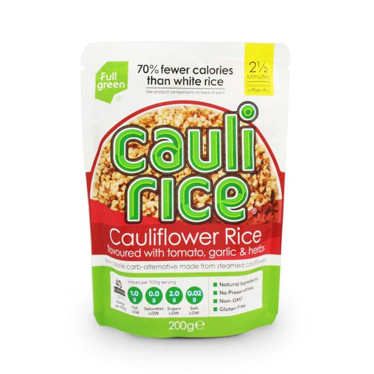 200g Cauli Rice Cauliflower Rice- Garlic, Tomato and Herbs